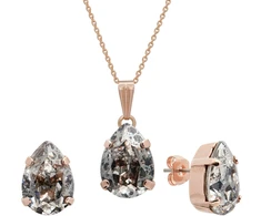 Diamond Sky Jewelry Papuošalų rinkinys moterims „Venus II (Sidabrinis Patina)“ su Swarovski® kristalais