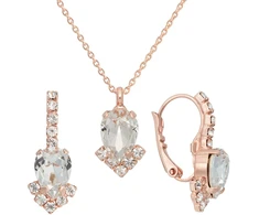 Diamond Sky Jewelry Papuošalų rinkinys moterims „Leonora II“ su Preciosa® kristalais