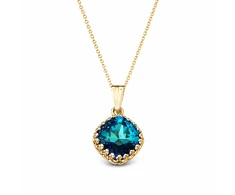 Diamond Sky Jewelry Papuošalų rinkinys moterims „Vintage IV (Bermuda Mėlyna)“ su Swarovski® kristalais
