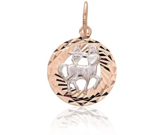 Diamond Sky Jewelry Auksinis zodiako ženklo pakabukas „Šaulys V“