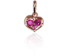 Diamond Sky Jewelry Auksinis pakabukas su cirkoniais „Amor“