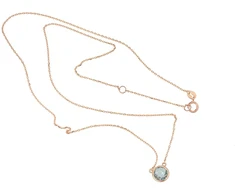 Diamond Sky Jewelry Auksinis vėrinys su topazais „Dangaus žėrėjimas“