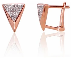 Diamond Sky Jewelry Auksiniai auskarai su deimantais „Melisandra“