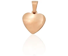 Diamond Sky Jewelry Raudono aukso 585 prabos pakabukas su cirkoniais „Amor XIX“