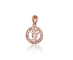 Diamond Sky Jewelry Auksinis raidės pakabukas su cirkoniais „G“