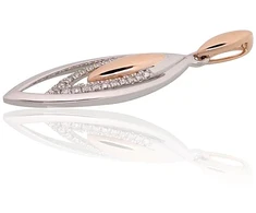 Diamond Sky Jewelry Auksinis pakabukas su deimantais „Princesės Ašara III“
