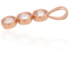 Diamond Sky Jewelry Auksinis pakabukas su cirkoniais „Juno IV“