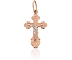Diamond Sky Jewelry Auksinis kryželis „Išgelbėk ir Apsaugok XIX“