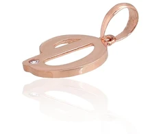 Diamond Sky Jewelry Auksinis raidės pakabukas su cirkoniais „D IV“