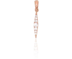 Diamond Sky Jewelry Raudono aukso 585 prabos pakabukas su cirkoniais „Northern Stars“