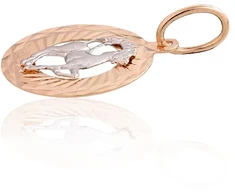 Diamond Sky Jewelry Auksinis zodiako ženklo pakabukas „Ožiaragis IV“