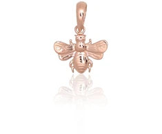 Diamond Sky Jewelry Raudono aukso 585 prabos pakabukas „Bee“