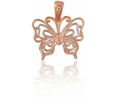 Diamond Sky Jewelry Auksinis pakabukas „Auksinis Drugelis VI“