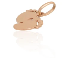 Diamond Sky Jewelry Auksinis pakabukas „Footprints XI“