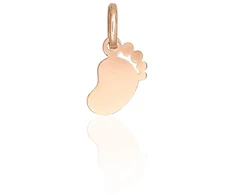 Diamond Sky Jewelry Raudono aukso 585 prabos pakabukas „Footprints IX“