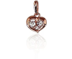 Diamond Sky Jewelry Auksinis pakabukas su cirkoniais „Amor VI“