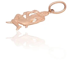 Diamond Sky Jewelry Auksinis zodiako ženklo pakabukas „Mergelė V“