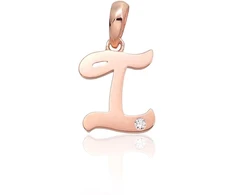 Diamond Sky Jewelry Auksinis raidės pakabukas su cirkoniais „I IV“