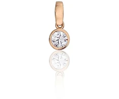 Diamond Sky Jewelry Auksinis pakabukas su cirkoniais „Juno VI“
