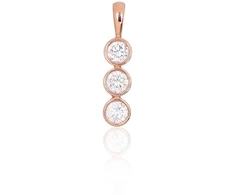 Diamond Sky Jewelry Auksinis pakabukas su cirkoniais „Juno IV“