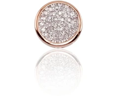 Diamond Sky Jewelry Raudono aukso 585 prabos pakabukas su deimantais „Perfection II“