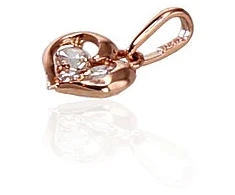 Diamond Sky Jewelry Auksinis pakabukas su cirkoniais „Amor VI“