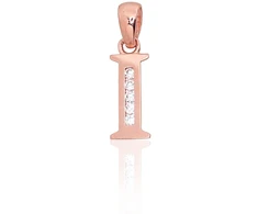 Diamond Sky Jewelry Auksinis raidės pakabukas su cirkoniais „I III“