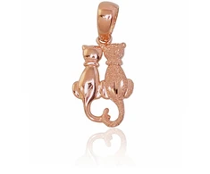Diamond Sky Jewelry Auksinis pakabukas „Katė III“