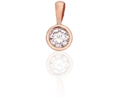 Diamond Sky Jewelry Auksinis pakabukas su cirkoniais „Juno II“