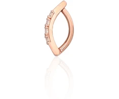 Diamond Sky Jewelry Auksinis pilvo auskaras su cirkoniais „Confetti“