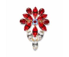 Diamond Sky Jewelry Segė moterims DiamondSky „Mirtel II (Light Siam / Siam)“ su Swarovski kristalais