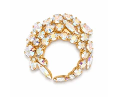 Diamond Sky Jewelry Segė moterims DiamondSky „Crystal Branch (Aurora Borealis)“ su Swarovski kristalais