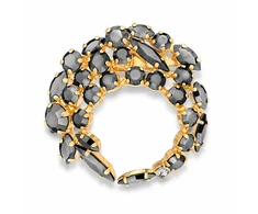 Diamond Sky Jewelry Segė moterims DiamondSky „Kristalo Šakelė (Jet Hematite)“ su Swarovski kristalais