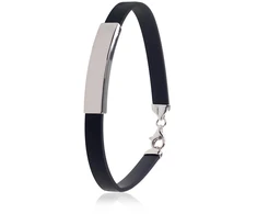 Diamond Sky Jewelry Sidabrinė apyrankė „Juodas Balansas“