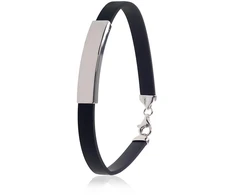 Diamond Sky Jewelry Sidabrinė apyrankė „Juodas Balansas“