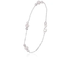 Diamond Sky Jewelry Sidabrinė apyrankė „Moon Beads II“