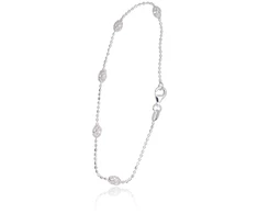 Diamond Sky Jewelry Sidabrinė apyrankė „Moon Beads IV“