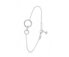Diamond Sky Jewelry Sidabrinė apyrankė „Sidabrinis Akcentas“