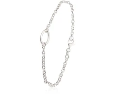 Diamond Sky Jewelry Sidabrinė apyrankė „Sidabrinis Waltz“
