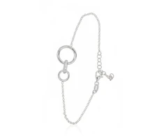 Diamond Sky Jewelry Sidabrinė apyrankė „Sidabrinis Akcentas“