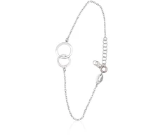 Diamond Sky Jewelry Sidabrinė apyrankė „Sidabrinis Halo“
