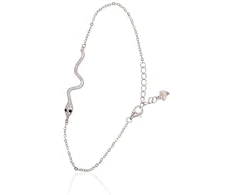 Diamond Sky Jewelry Sidabrinė apyrankė su cirkoniais „Gyvatė“