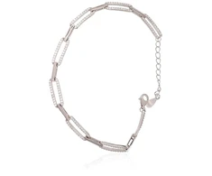 Diamond Sky Jewelry Sidabrinė apyrankė su cirkoniais „Milan“