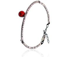 Diamond Sky Jewelry Sidabrinė apyrankė su koralais „Coral Rhythm“
