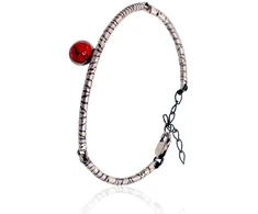 Diamond Sky Jewelry Sidabrinė apyrankė su koralais „Coral Rhythm“