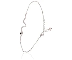 Diamond Sky Jewelry Sidabrinė apyrankė su cirkoniais „Gyvatė“