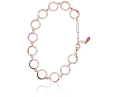 Diamond Sky Jewelry Sidabrinė apyrankė su cirkoniais „Starlight Orbit II“