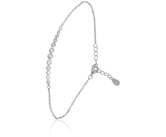Diamond Sky Jewelry Sidabrinė apyrankė su cirkoniais „Sidabrinis Charm II“