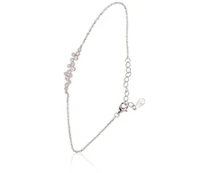 Diamond Sky Jewelry Sidabrinė apyrankė su cirkoniais „Sidabrinis Charm III“