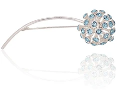 Diamond Sky Jewelry Sidabrinė sagė „Dandelion II“